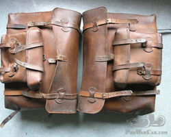 Motorcycles Leather Saddle Bags