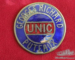 Georges Richard Unic Radiator Badge