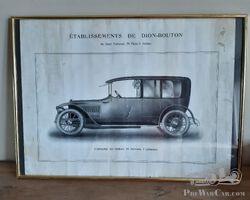 De Dion-Bouton Limousine sur Châssis 25 chevaux, 4 cylindres - dealer poster