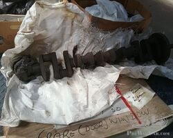 Miller circa 1925 straight eight crankshaft