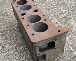 Pre War 1925, Gwynne 8, Cylinder, Engine Head 4J26 and Block Requires Work
