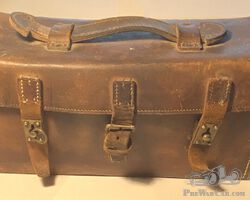 MOD WWII leather tool box.