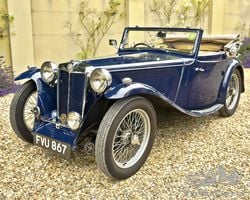 1939 MG TA TICKFORD DROPHEAD COUPE
