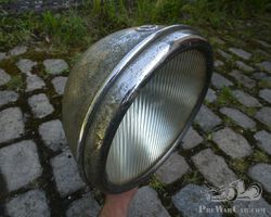 Minerva Headlight ( one lamp ) with emblem