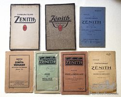 zenith instruktie boekjes
