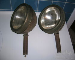 A pair of Ducellier headlights