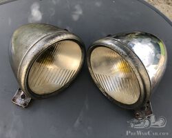 pair of Scintilla headlights, Juin 1934