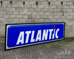 Huge Atlantic Gas Station Light-Up Advertising Sign | Classic Car Auction - Extravaganza | 28th Sept 2024