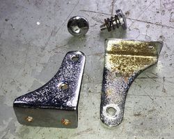 Singer Le Mans hood brackets
