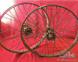 ROCHET SCHNEIDER SPOKED WHEELS 1896 ( Pair)
