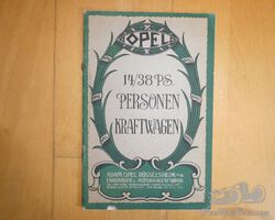 Verkaufsprospekt OPEL – Messingauto 28 seiten .