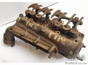 HINSTIN CYLINDER HEAD WITH EXHAUST MANIFOLD AND ROCKER-ARMS SHAFT