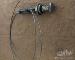 Vintage nickel plated choke pull
