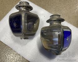 Pair of acetylene position lamps