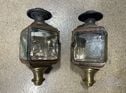 Pair of Bleriot acetylene lamps