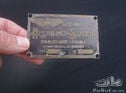 Original Hispano Suiza Chassis Plate