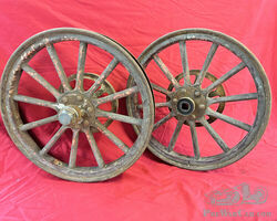 DARRACQ WOODEN SPOKE WHEELS
