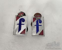 Pininfarina pair of coachbuilder badges