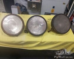 Three Bosch Headlights.