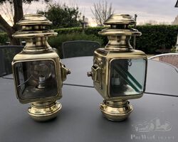 Pair of side lamps