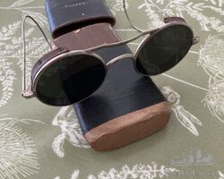 Original Motoring Glasses Goggles with case by Trandex