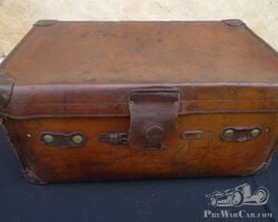 Vintage Motoring Trunk by William Whiteley , Nicely Patinated