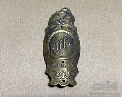 Griffon - Paris Bicycle or early Motorcycle Brass Badge.