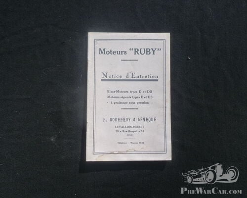 Maintenance Book for Ruby Engines