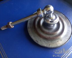 Quality Edwardian or Vintage Rear View Mirror bevelled edge glass.