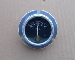 New Old Stock O.S Amp meter w/ Black Dial