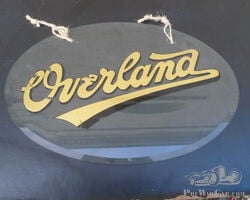 Vintage Overland Dealership Sign Original