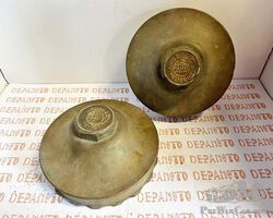 Pair of Automobiles Peugeot Hubcaps