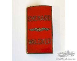 Chenard & Walcker Badge