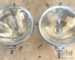 Matched pair of Marchal headlamps, 23cm