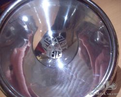 Early FIAT headlight with FIAT LOGO in glass. Just one. Cyclecar Special