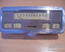 1939 CHEVROLET 160 KPH GAUGE UNIT, SPEEDOMETER. HOTROD, SPECIAL, PICKUP