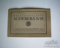 Schebera Ersatzteilliste - NSU