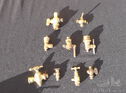 A variety of New Old Stock Brass Taps for Fuel and Radiators .