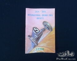 Bugatti Grand Prix de Lyon Commemoration Program