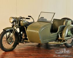 1945 Gilera VLE 500 avec sidecar - No reserve