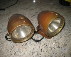 Pair of Lucas Brass K515 Side Lamps