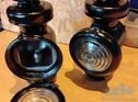 Pair of American Dietz oil sidelights