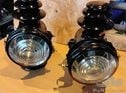 Pair of large American Dietz headlights