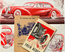 Lot de trois rares documents illustrés par Géo HAM (1900-1972)