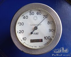 Original Vintage 0-100 FIAT Speedometer