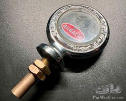 Boyce thermometer with Bugatti logo