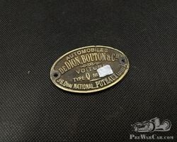 De Dion-Bouton chassis plate