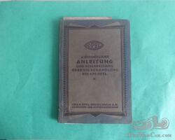 Opel 4 PS Handbuch 1925