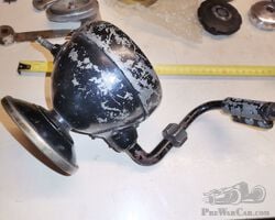 Desmo Birmingham side-lamp with rear view mirror
