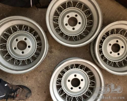 BMW 327 Speichenräder Speichenfelgen 4,5 x 15 spoke wheels